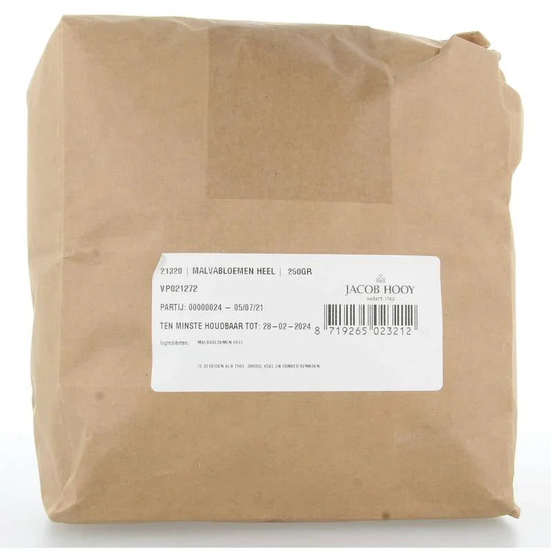 Jacob Hooy Malvabloemen heel 250 Gram