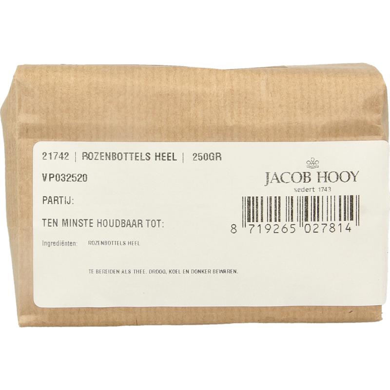 Jacob Hooy Rozenbottels heel 250.00 Gram