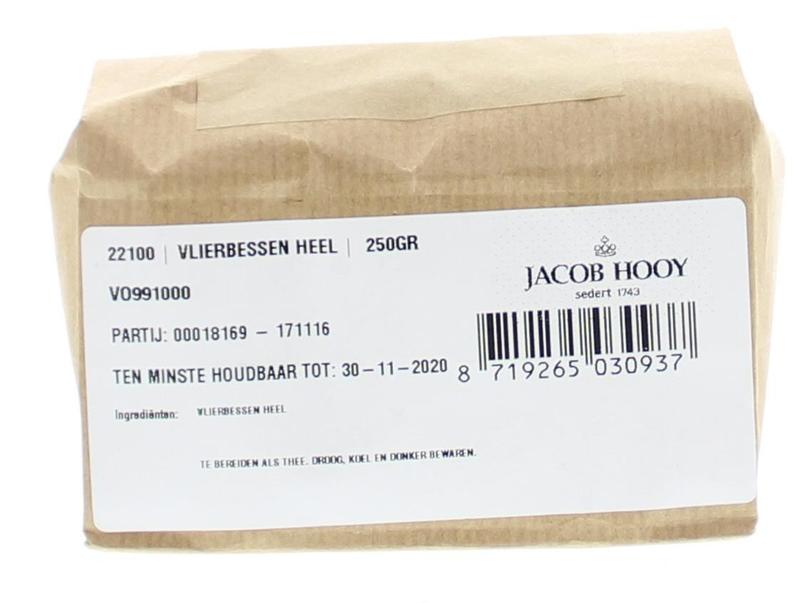 Jacob Hooy Vlierbessen 250.00 Gram