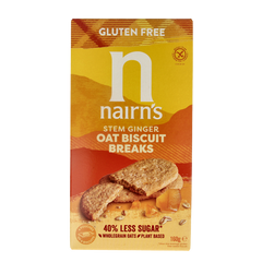 Nairns Biscuit breaks ginger 160 Gram