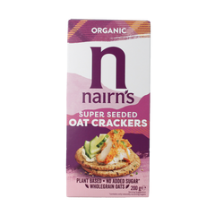 Nairns Oatcakes organic seeded bio 200 Gram