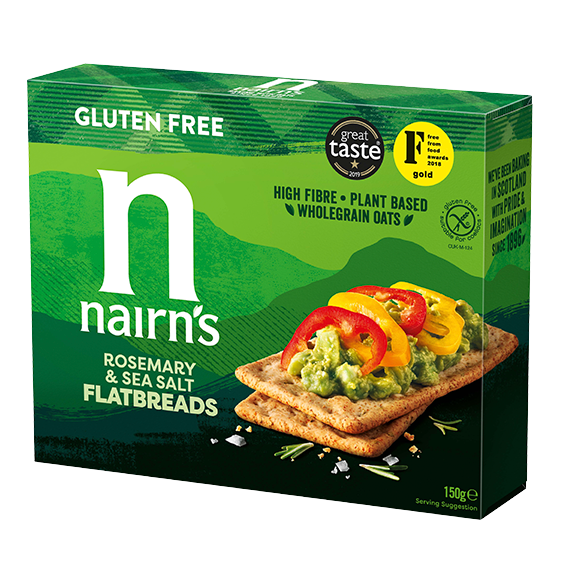 Nairns Flatbread rosemary & seasalt 150 Gram