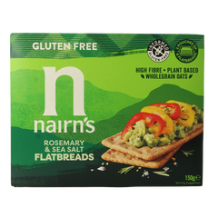 Nairns Flatbread rosemary & seasalt 150 Gram