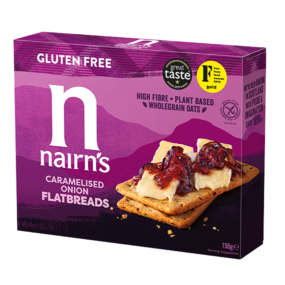 Nairns Flatbread gekarameliseerde ui 150 Gram