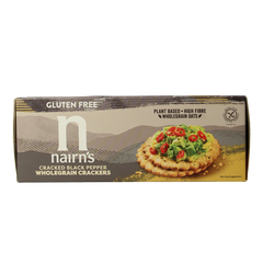 Nairns Cracker volkoren pepper 137 Gram