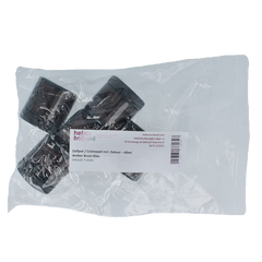 Helios Holland Zalfpot/cremepot incl deksel amber bruin glas 60ml 5 Stuks