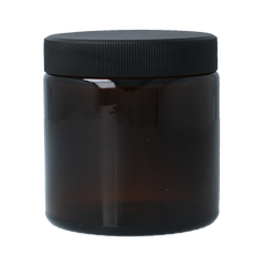 Helios Holland Zalfpot/cremepot incl deksel amb bruin glas 120ml 5 Stuks