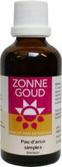 Zonnegoud Pau d'arco simplex 50.00 Milliliter