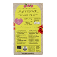Ministry Of Tea Lemon green tea bio 20.00 Zakjes