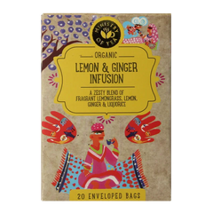 Ministry Of Tea Lemon & ginger bio 20 Zakjes