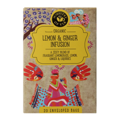 Ministry Of Tea Lemon & ginger bio 20.00 Zakjes