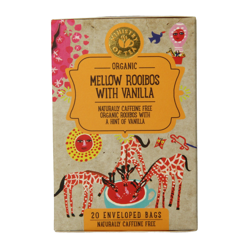 Ministry Of Tea Mellow vanilla rooibos bio 20 Zakjes