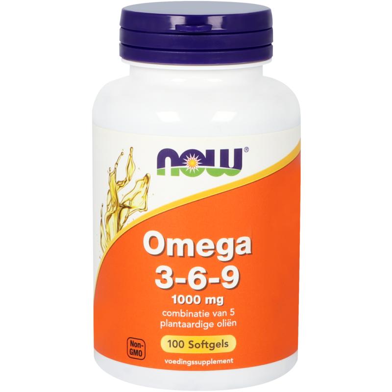 NOW Omega 3-6-9 1000mg 100 Softgels