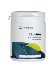 Springfield Taurine 500mg 150 Capsules