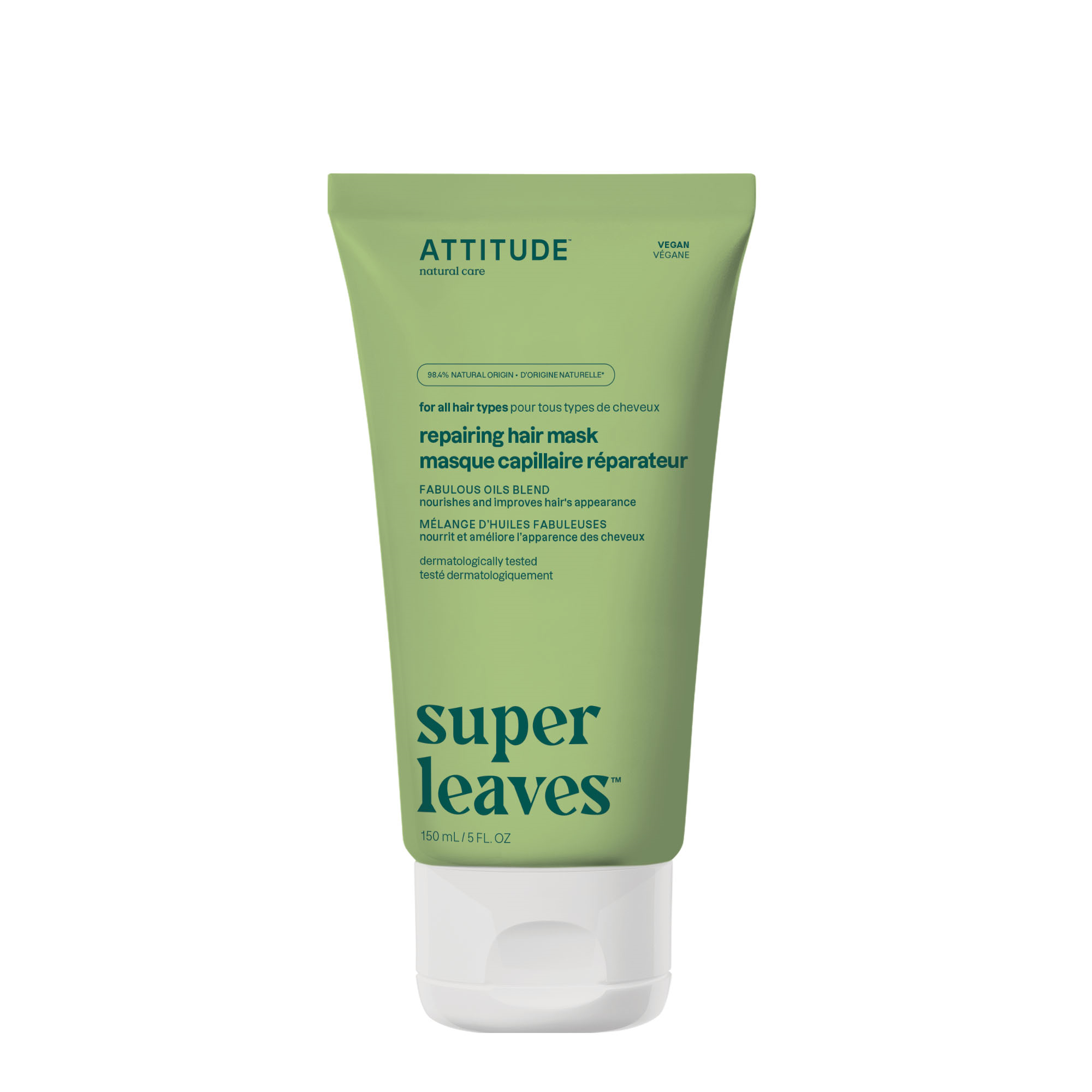 Attitude Super leaves herstellend haarmasker fabulous oils 150 Gram