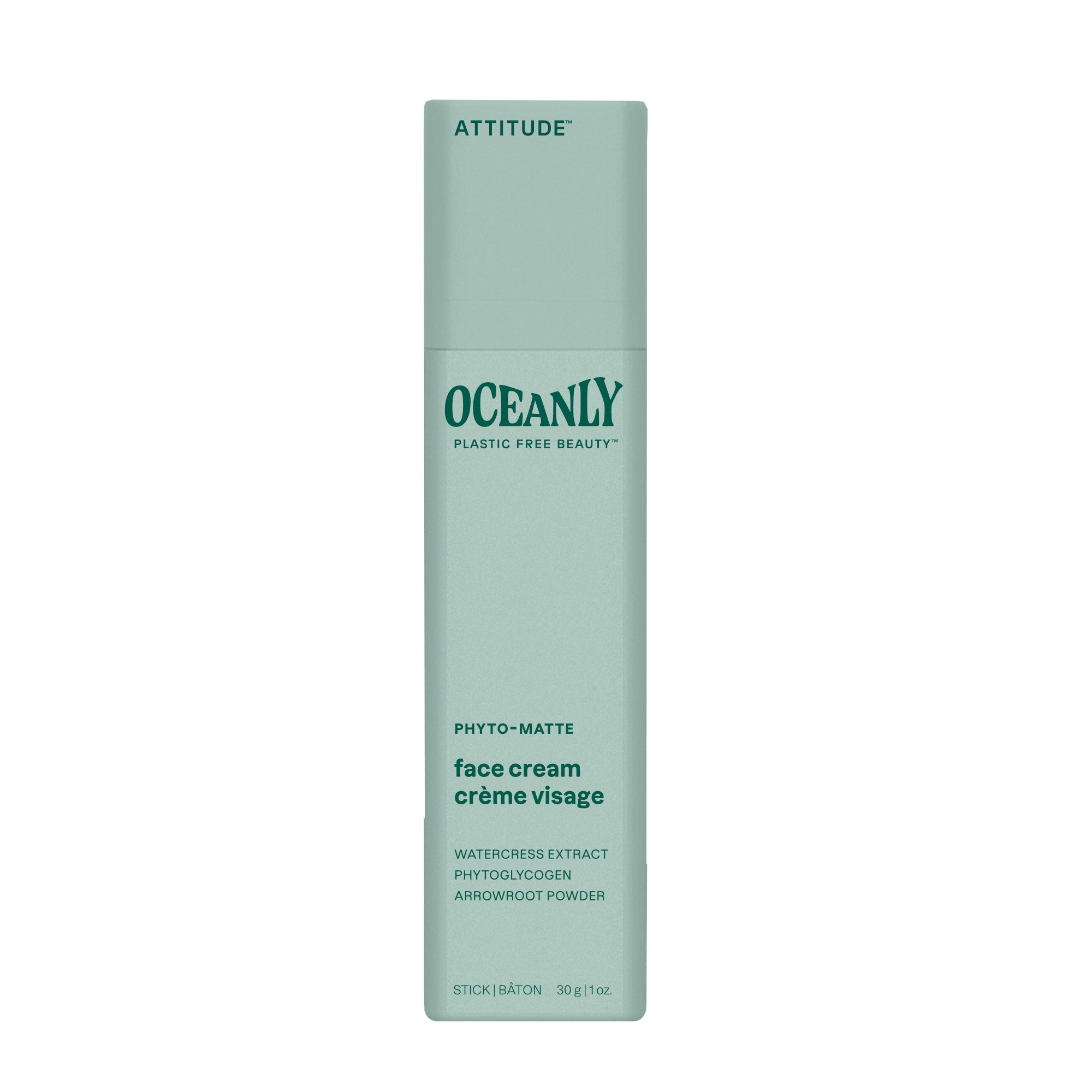 Attitude Oceanly phyto matte gezichtscreme stick 30 Gram