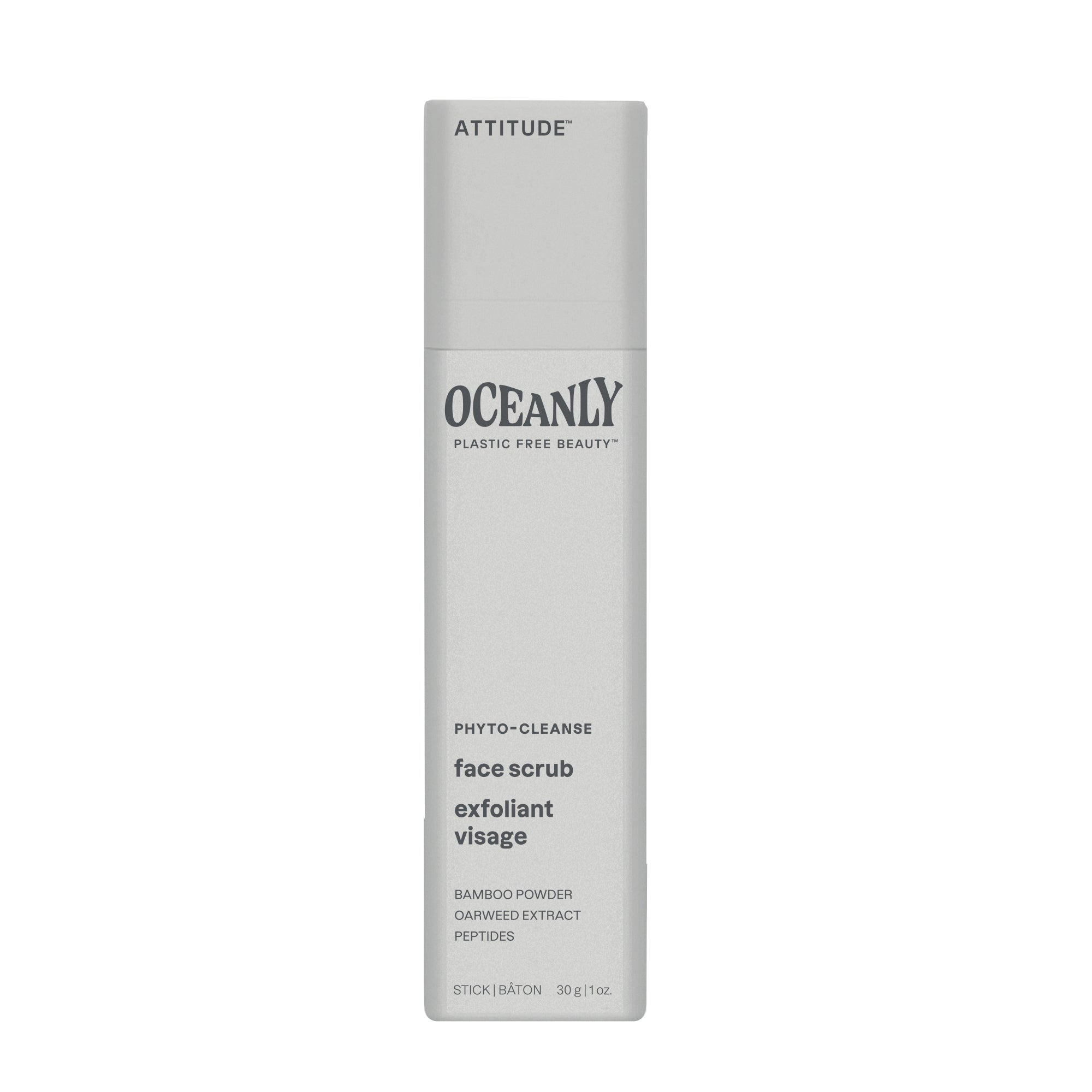 Attitude Oceanly phyto cleanse gezichtsscrub stick 30 Gram