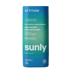Attitude Sunly after sun stick mint & cucumber SPF30 60 Gram