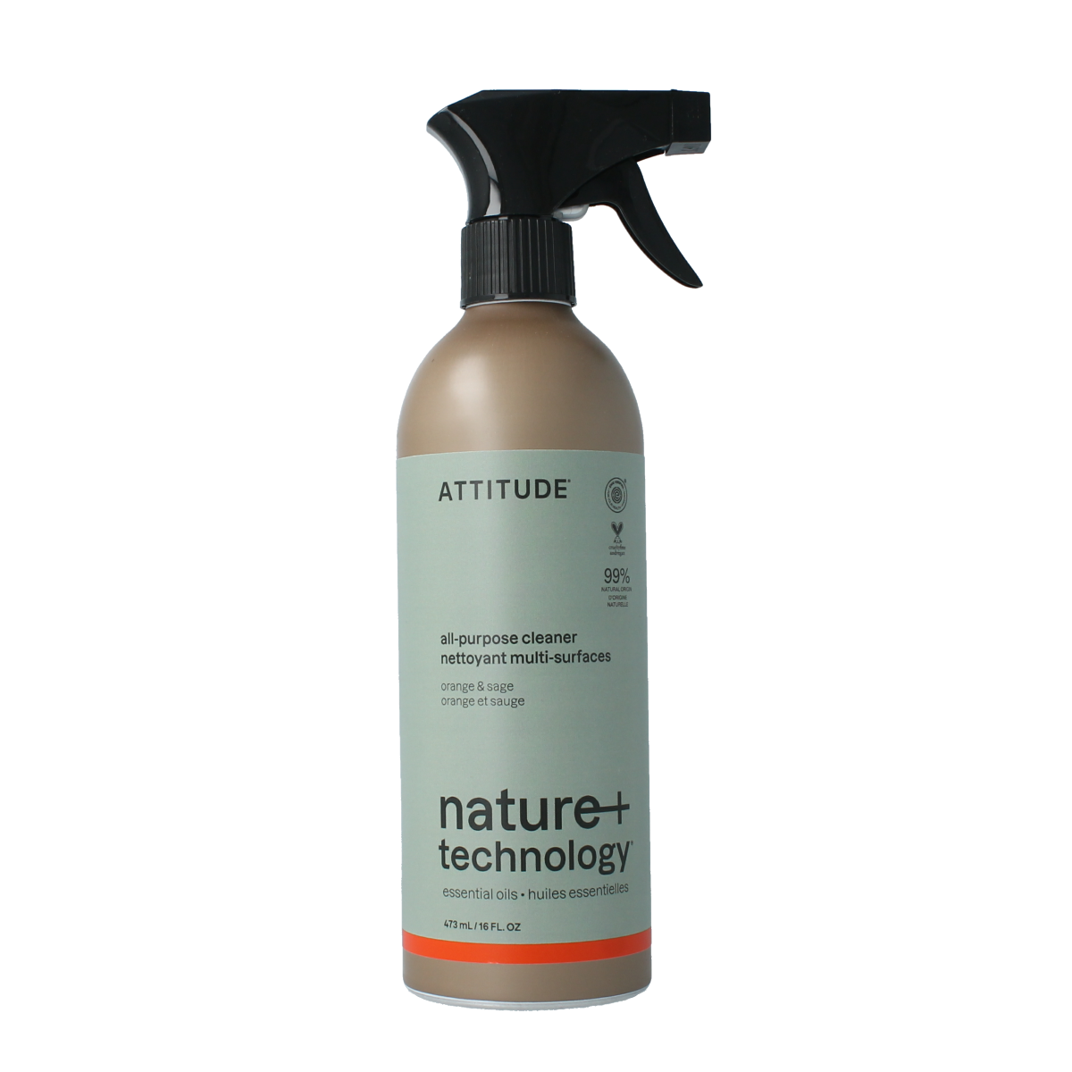 Attitude Allesreiniger sinaasappel & salie 473.00 Milliliter