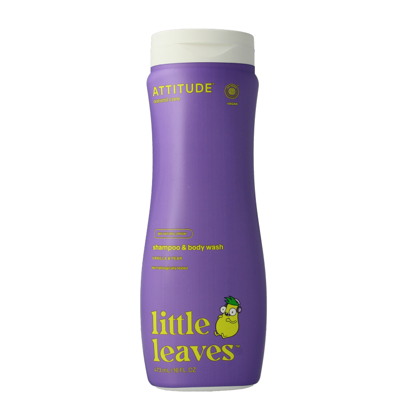 Attitude Shampoo 2 in 1 little leaves vanille peer 473 Milliliter