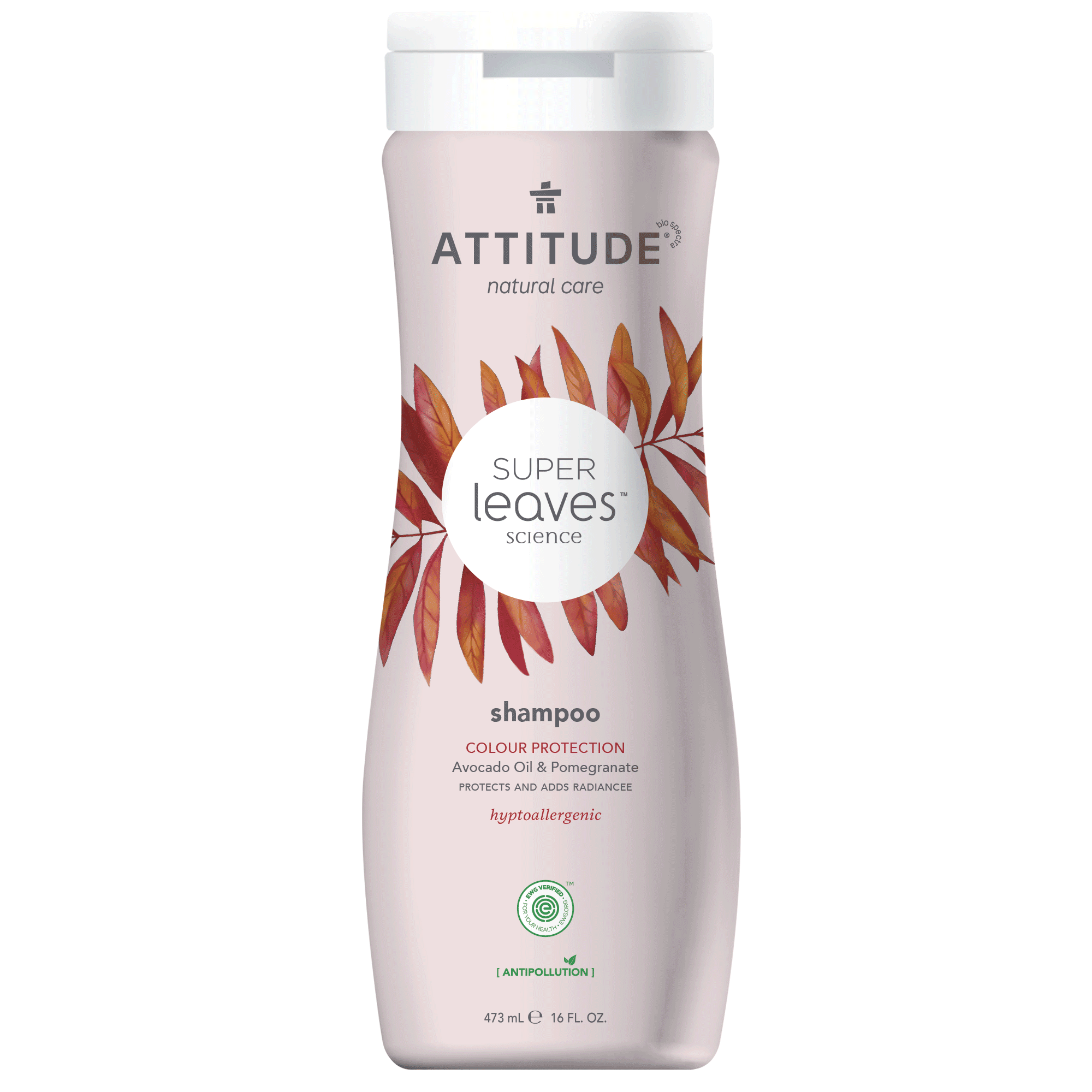 Attitude Shampoo super leaves kleur beschermend 473.00 Milliliter