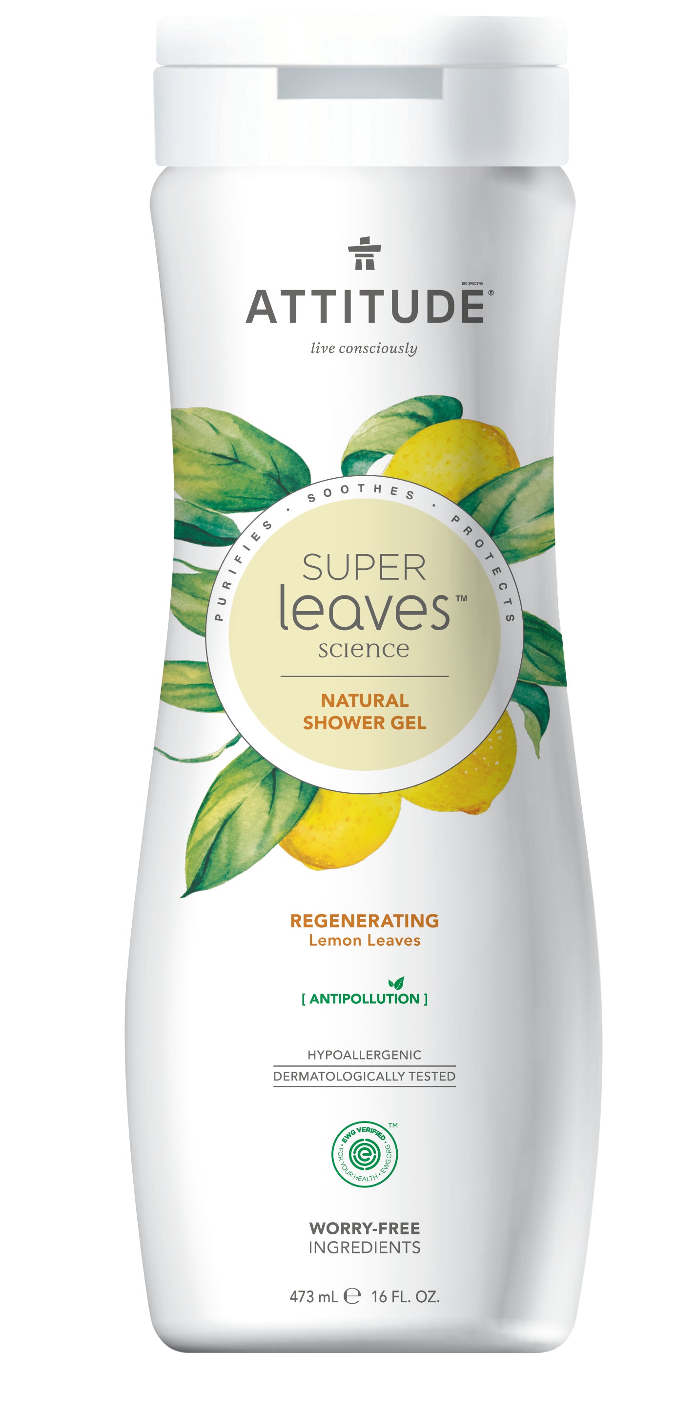 Attitude Super leaves bodywash regenererend 473 Milliliter