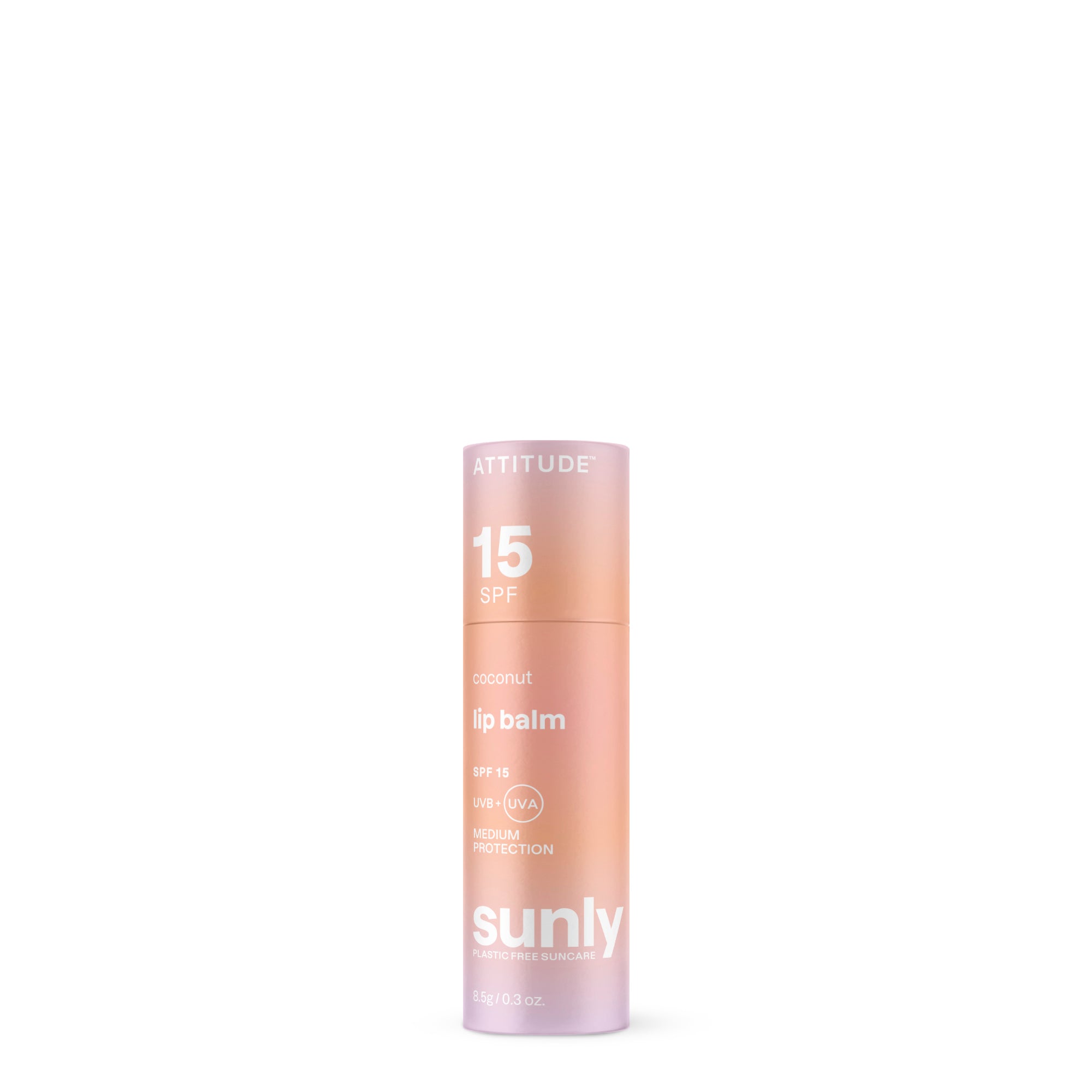 Attitude Sunly sun care lipstick plasticvrij SPF15 8.5 Gram