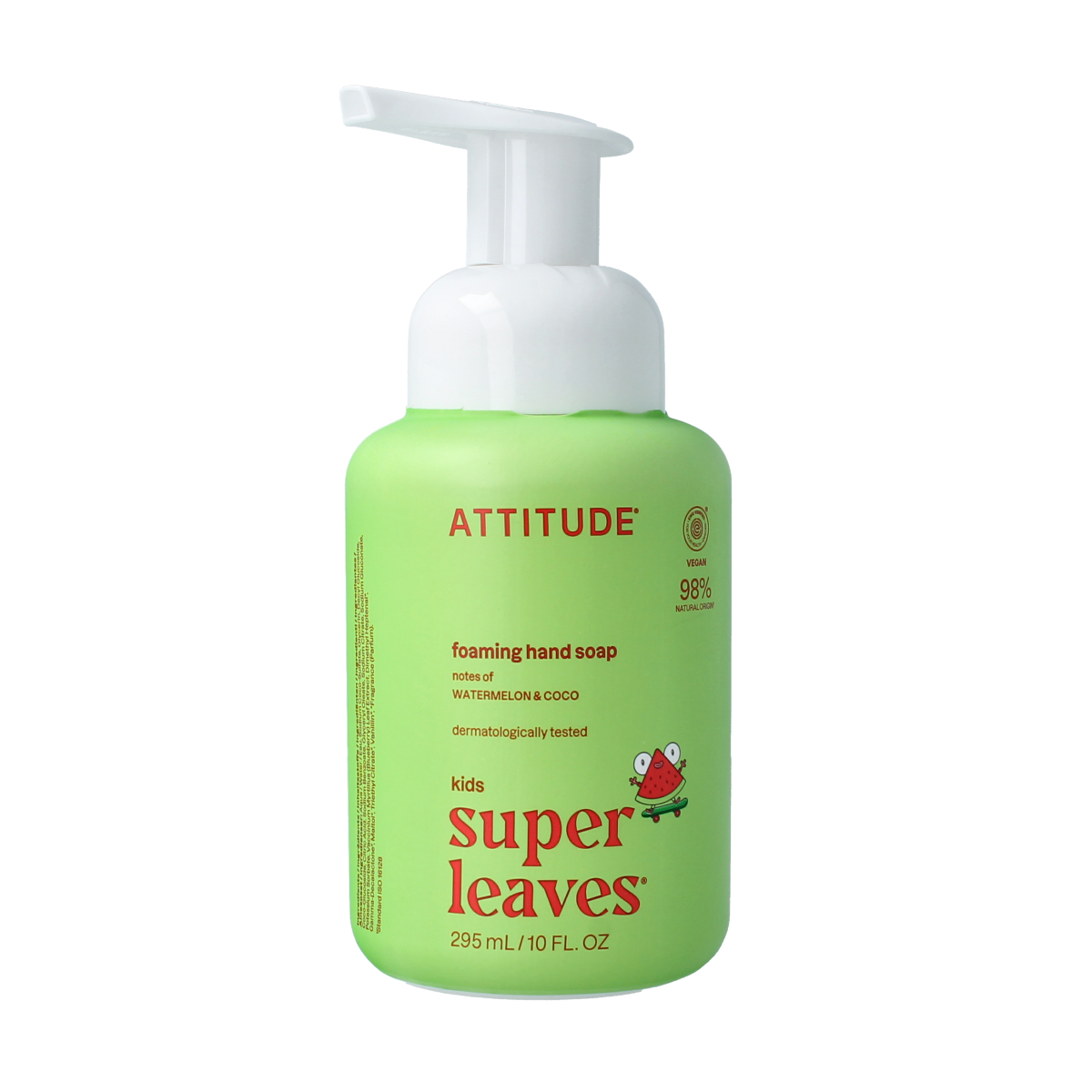 Attitude Handzeep little leaves watermeloen kokos 295.00 Milliliter