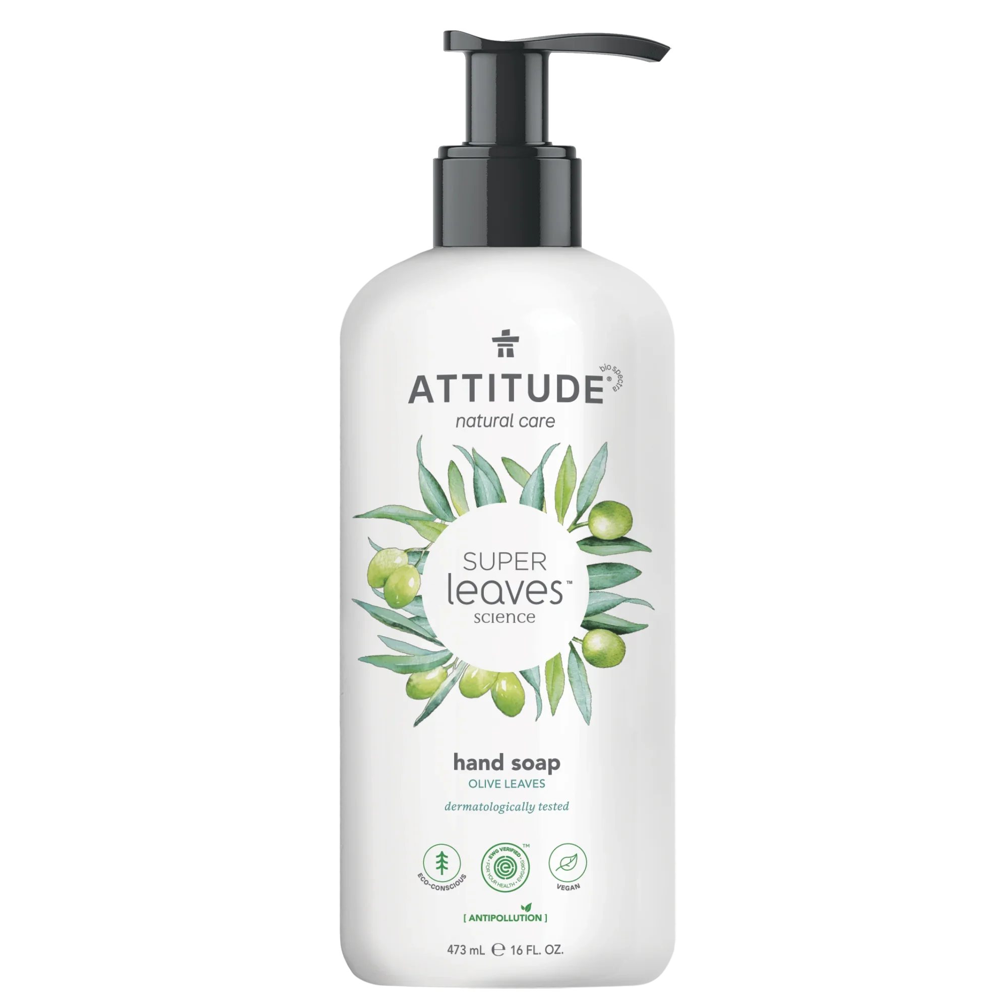 Attitude Super leaves handzeep olive leaves 473 Milliliter