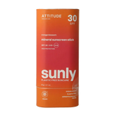 Attitude Sunly zonnebrandstick SPF30 oranjebloesem 60 Gram