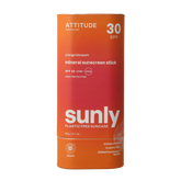 Attitude Sunly zonnebrandstick SPF30 oranjebloesem 60.00 Gram