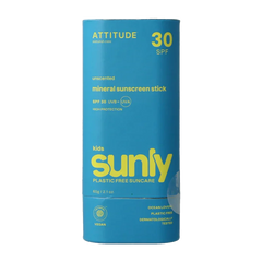 Attitude Sunly zonnebrandstick kids SPF30 60 Gram