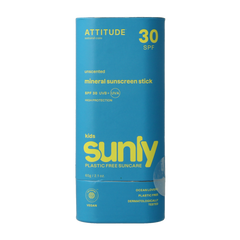 Attitude Sunly zonnebrandstick kids SPF30 60.00 Gram