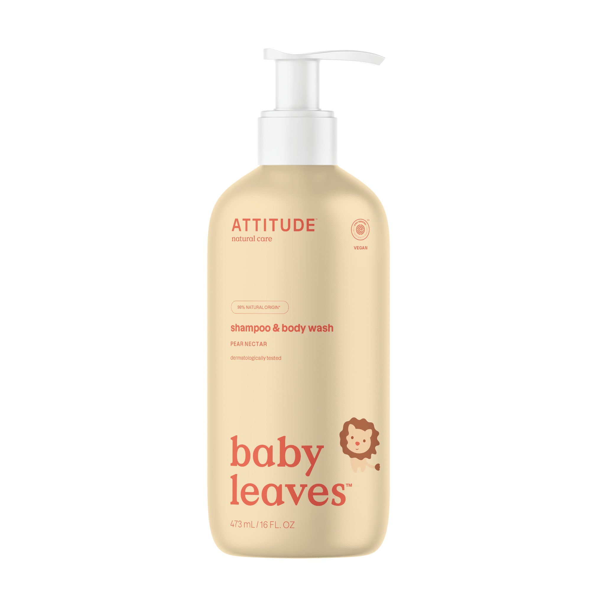 Attitude Shampoo 2 in 1 baby leaves pear nectar 473 Milliliter