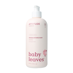Attitude Shampoo 2 in 1 baby leaves parfum vrij 473 Milliliter