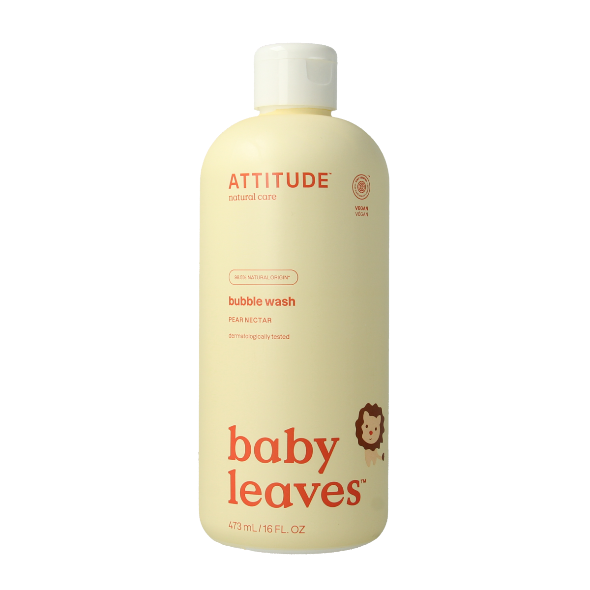 Attitude Bubbelzeep baby leaves pear nectar 473.00 Milliliter