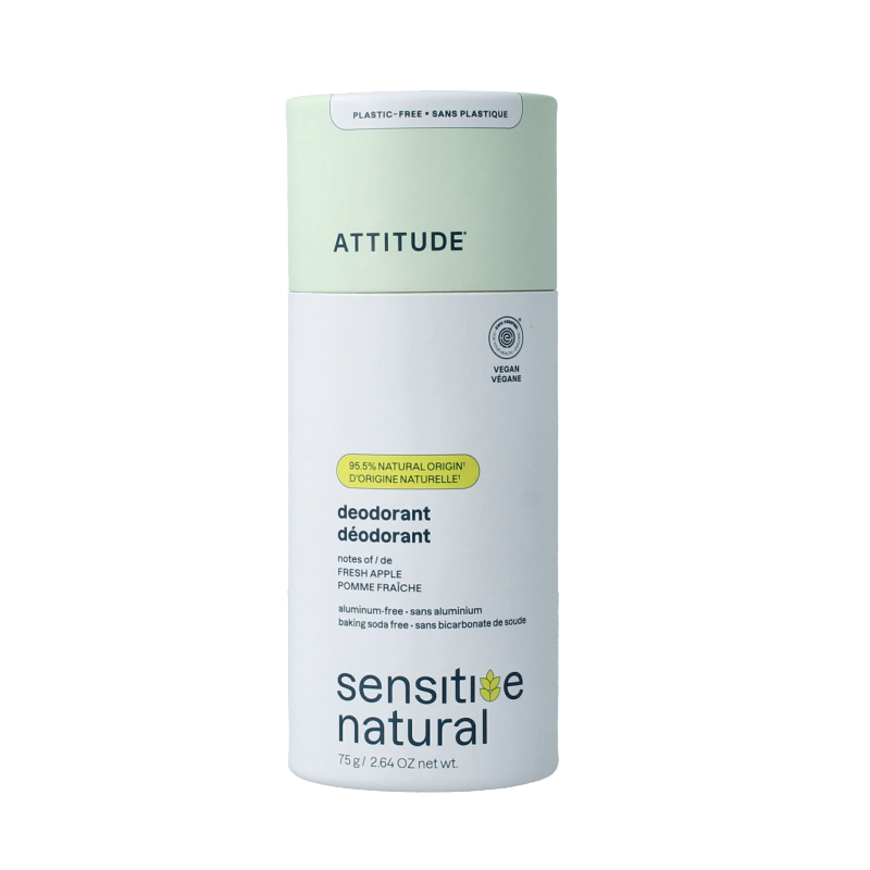 Attitude Deodorant baksoda vrij super leaves verse appel 75 Gram