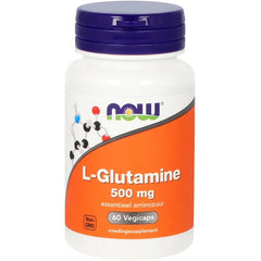 NOW L-Glutamine 500mg 60 Vegetarische capsules