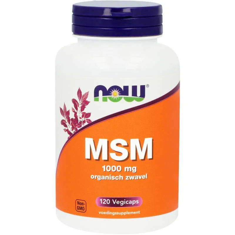 NOW MSM 1000mg 120.00 Capsules