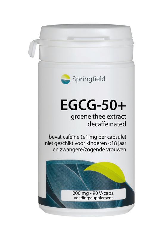 Springfield EGCG-50+ groene thee extract 90 Vegetarische capsules