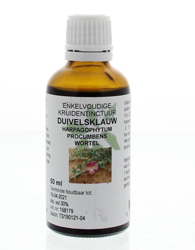 Cruydhof Harpagophytum p r / duivelsklauw tinctuur 50.00 Milliliter