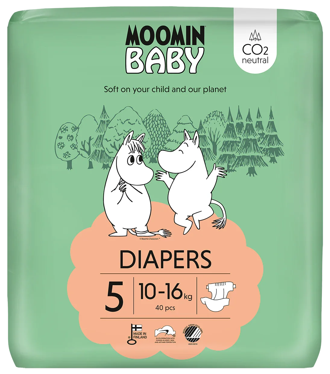Moomin Baby luiers maat 5 40 Stuks
