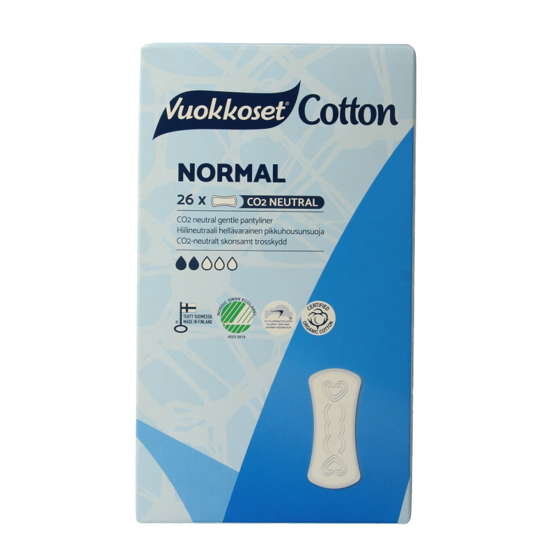 Vuokkoset Inlegkruisjes normaal organisch katoen 26 Stuks