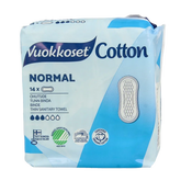 Vuokkoset Maandverband normaal organisch katoen 14 Stuks