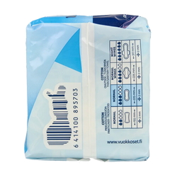 Vuokkoset Maandverband normaal organisch katoen 14 Stuks