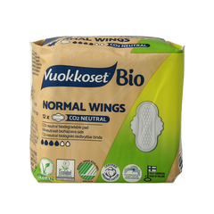 Vuokkoset Bio Maandverband normal wings 12 Stuks