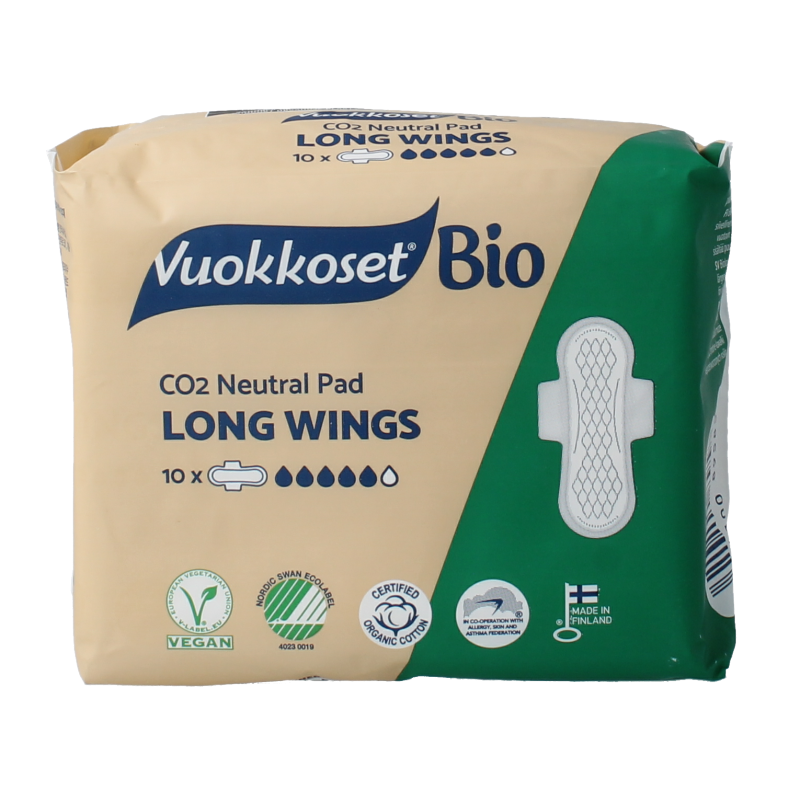 Vuokkoset Maandverband long wings 10 Stuks