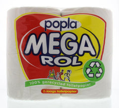 Popla Toiletpapier megarol 400 vel 4.00 Rol