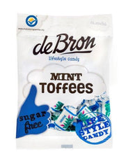 De Bron Mint toffee suikervrij 90 Gram