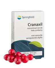 Springfield Cranaxil cranberry 500mg 30 Vegetarische capsules